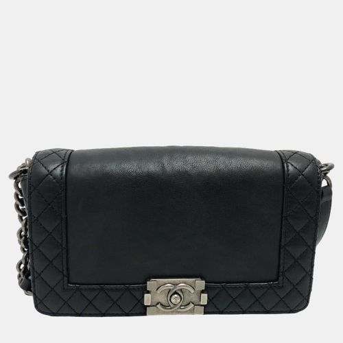 Leather Medium Reverso Boy Flap Bag - Chanel - Modalova