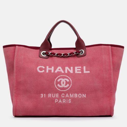 Chanel Large Canvas Deauville Tote - Chanel - Modalova