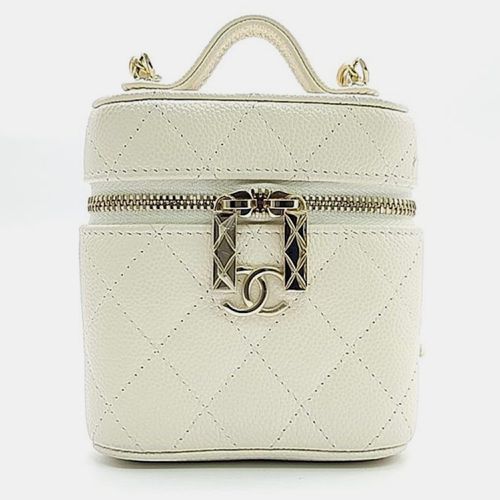 Caviar Top Handle Cosmetic Crossbody Bag - Chanel - Modalova