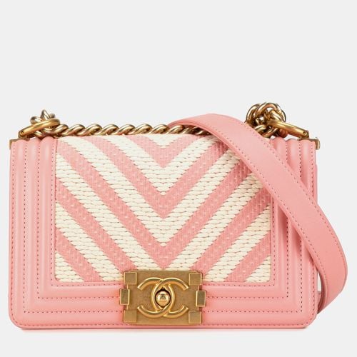 Small Braided Chevron Boy Flap - Chanel - Modalova