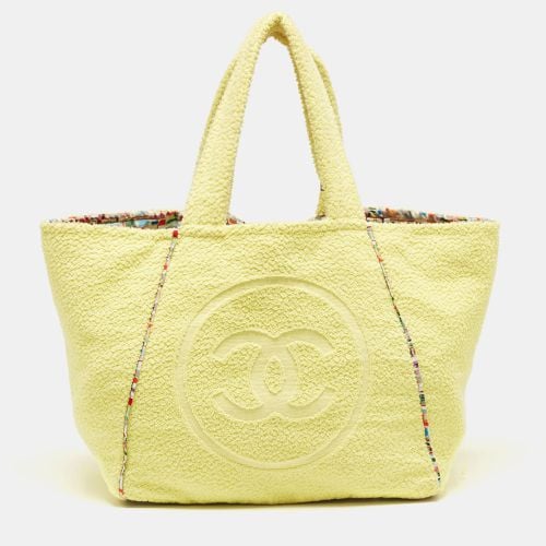 Terry Cloth CC Beach Tote w/Towel Set - Chanel - Modalova