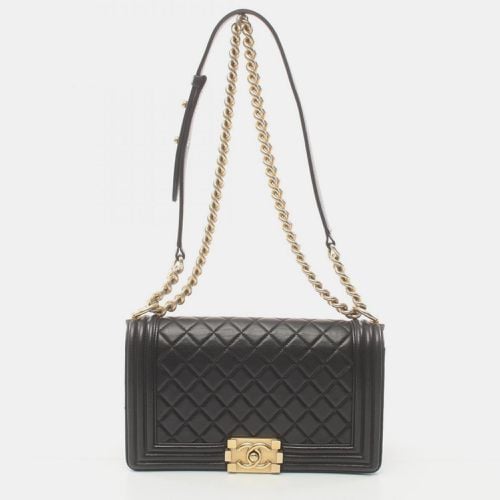 Lambskin Leather Medium Boy Shoulder Bag - Chanel - Modalova