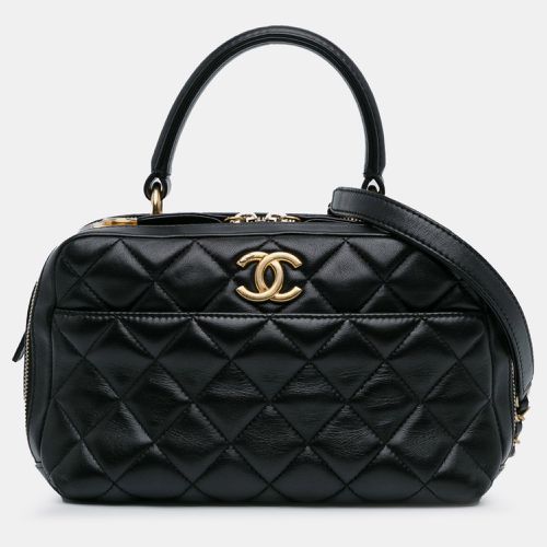 Lambskin Leather Medium Trendy CC Bowling Bag - Chanel - Modalova