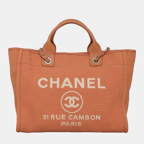 Canvas Small Deauville Tote Bag - Chanel - Modalova