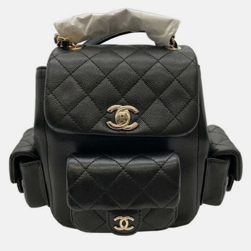 Caviar Quilted Pockets Small Duma Backpack - Chanel - Modalova