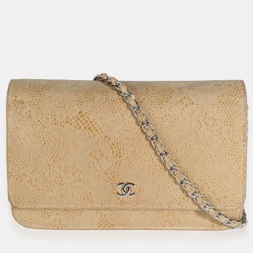 Suede Lace Over Wallet On Chain Bag - Chanel - Modalova