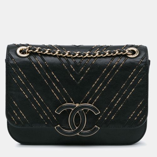 Lambskin Chain Chevron CC Clutch - Chanel - Modalova