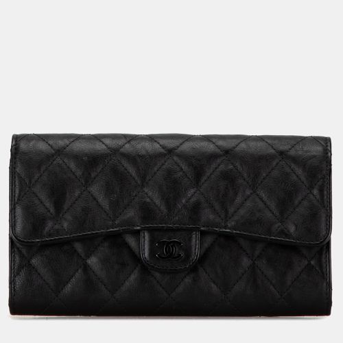 Quilted Lambskin Leather Flap Continental Wallet - Chanel - Modalova