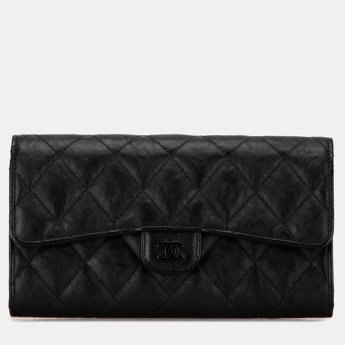 CC Quilted Lambskin Flap Continental Wallet - Chanel - Modalova