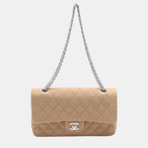 Cotton Jersey 2.55 Matelasse Coco Mark Double Flap Shoulder Bag - Chanel - Modalova