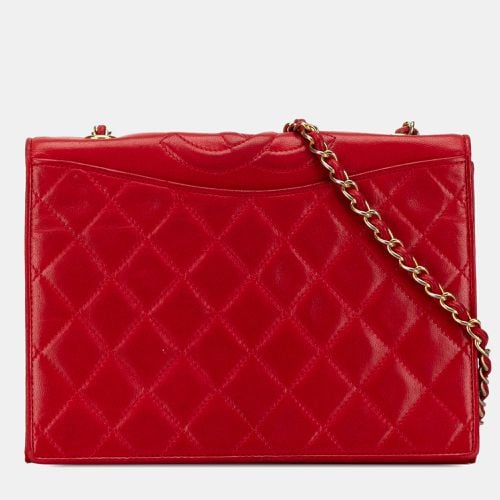 CC Quilted Lambskin Full Flap Bag - Chanel - Modalova