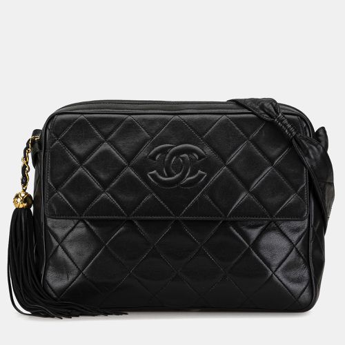 CC Quilted Lambskin Tassel Camera Bag - Chanel - Modalova