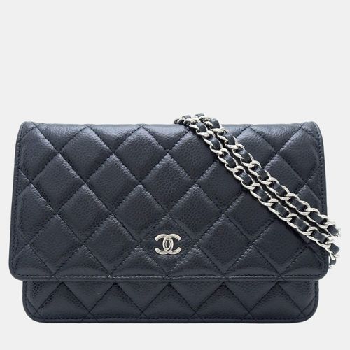 Caviar Skin Classic Chain Wallet - Chanel - Modalova