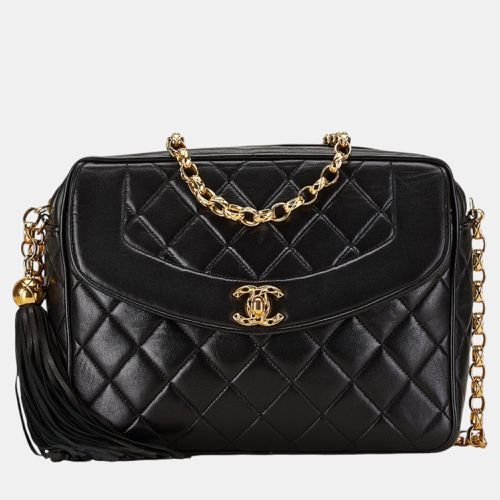 Lambskin Matelasse Coco Mark Chain Shoulder Bag - Chanel - Modalova