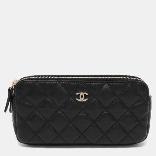 Quilted Leather CC Wallet On Chain - Chanel - Modalova