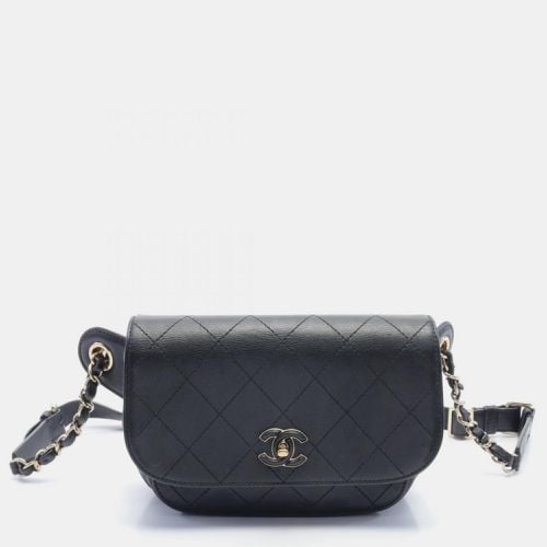 Leather Matelasse Waist Bag - Chanel - Modalova