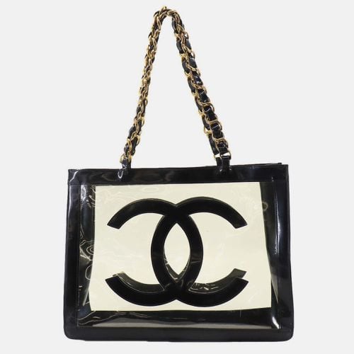 Vinyl Enamel Coco Mark Chain Tote Bag - Chanel - Modalova