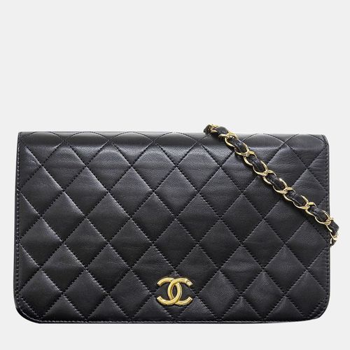 Leather Matelasse Full Flap Chain Shoulder Bag - Chanel - Modalova