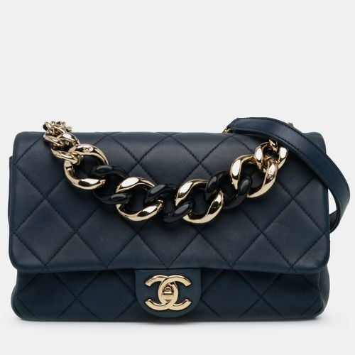 Small Lambskin Elegant Chain Single Flap - Chanel - Modalova