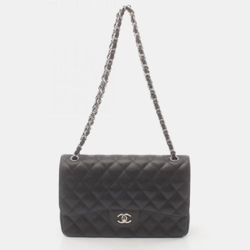 Caviar Skin (Grained Calf) Deca Matelasse 30 Classic Large W-Flap Shoulder Bag - Chanel - Modalova