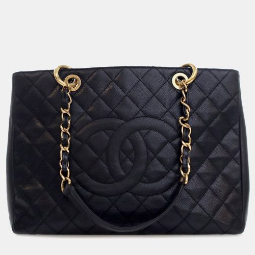 Leather Caviar Grand Shopping Tote Bag - Chanel - Modalova