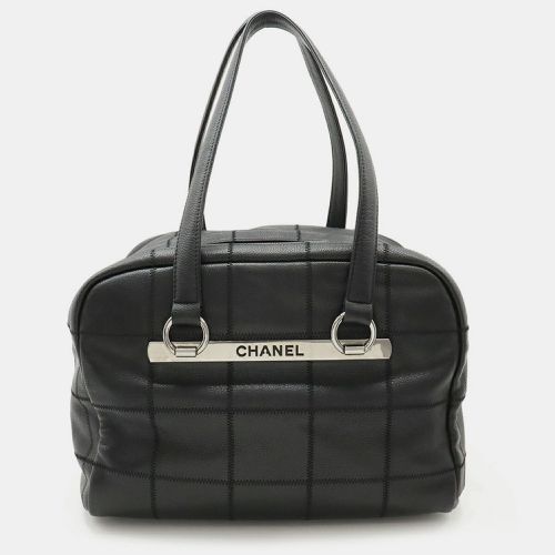 Caviar Skin Leather Chocolate Bar Boston Bag - Chanel - Modalova