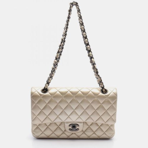 Leather Matelasse Double Flap Shoulder Bag - Chanel - Modalova