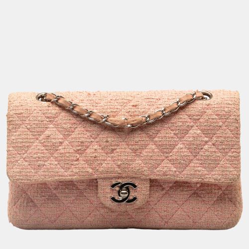 Fabric Medium Classic Tweed Double Flap Bag - Chanel - Modalova