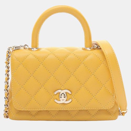 Extra Mini Caviar Coco Top Handle - Chanel - Modalova