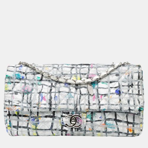 Medium Calfskin Hand Painted Graffiti Flap - Chanel - Modalova