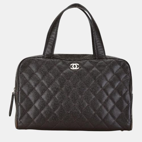 Caviar Skin Coco Mark Boston Bag - Chanel - Modalova