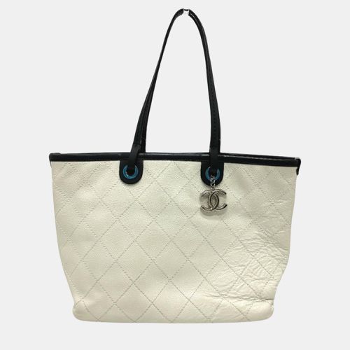 Chanel White CC Mark Tote Bag - Chanel - Modalova