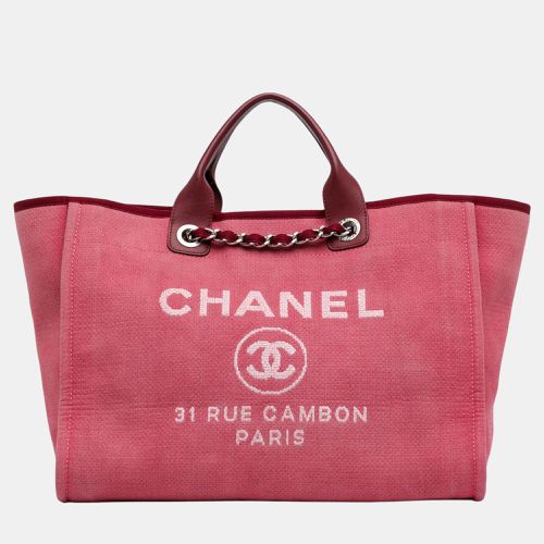 Large Canvas Deauville Tote Bag - Chanel - Modalova