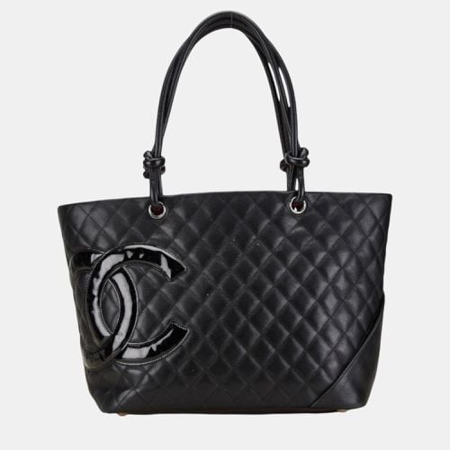 Lambskin Cambon Line Coco Mark Large Tote Bag - Chanel - Modalova