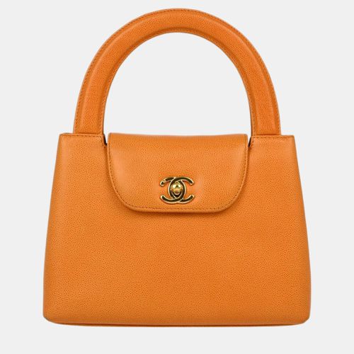 Chanel Orange Calfskin Handbag - Chanel - Modalova