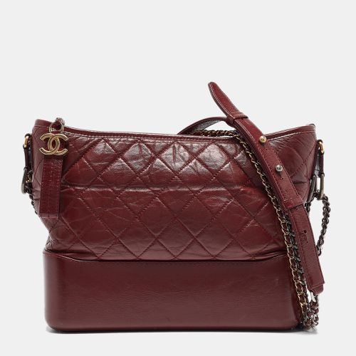 Quilted Leather Medium Gabrielle Hobo - Chanel - Modalova