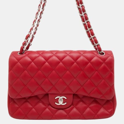 Matelasse W Flap Chain Shoulder Bag Lambskin Size 30 - Chanel - Modalova