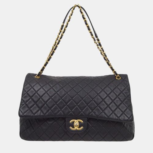 Calfskin Double Chain Flap Shoulder Bag - Chanel - Modalova