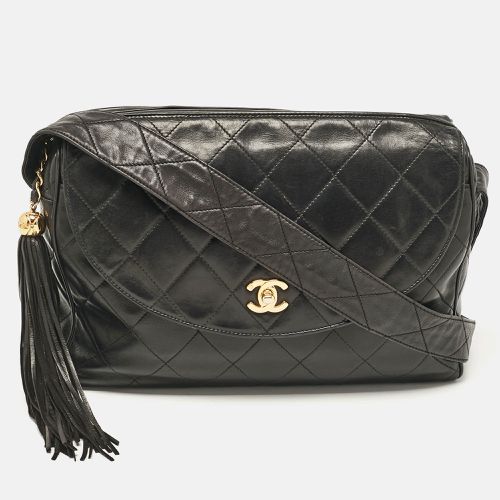 Quilted Leather CC Tassel Camera Crossbody Bag - Chanel - Modalova