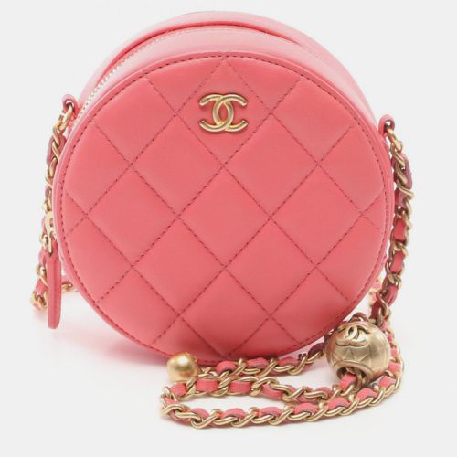 Lambskin Matelasse Round Shoulder Bag - Chanel - Modalova