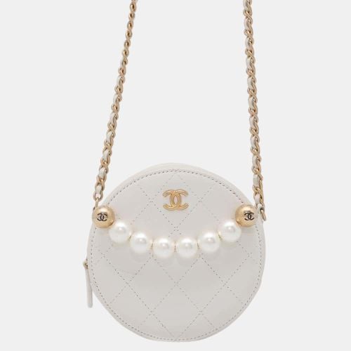 Lambskin Matelasse Round Chain Shoulder Bag - Chanel - Modalova