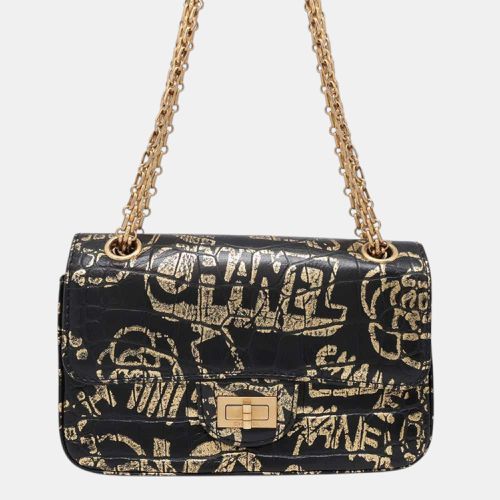 Gold Embossed Leather 2.55 Chain Shoulder bag - Chanel - Modalova