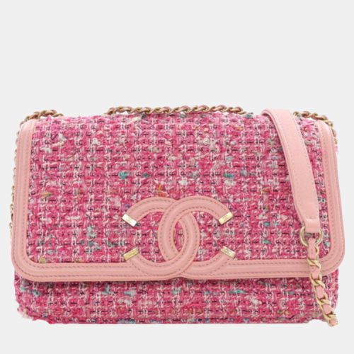 Medium Tweed CC Filigree Flap - Chanel - Modalova