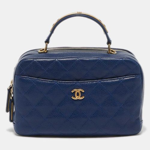 Quilted Caviar Leather Carry Around Top Handle Bag - Chanel - Modalova