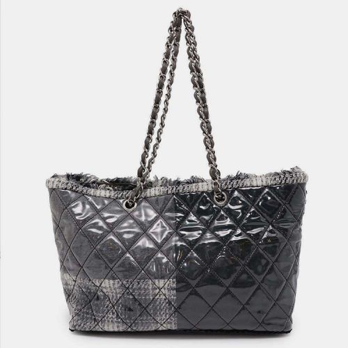 Gray Plastics Leather Matelasse Chain Tote Bag - Chanel - Modalova