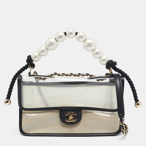 Black PVC and Leather Sand By The Sea Flap Bag - Chanel - Modalova