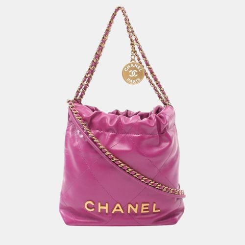 Chanel Pink Leather 22 Shoulder Bag - Chanel - Modalova