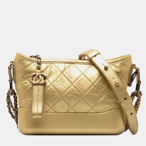 Leather Small Metallic Lambskin Gabrielle Crossbody - Chanel - Modalova