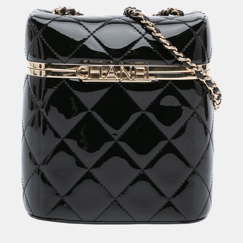 Quilted Patent Logo Chain Vanity Case - Chanel - Modalova