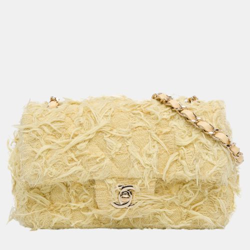 Mini Rectangular Classic Tweed Fringed Single Flap - Chanel - Modalova